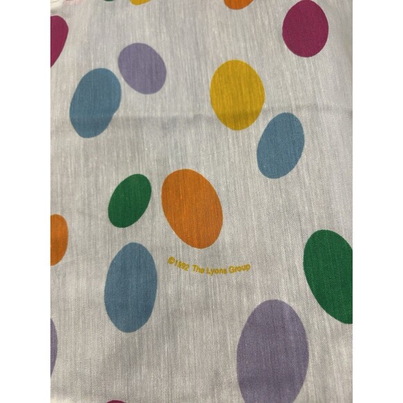 BARNEY Purple Dinosaur Valance Vintage 1990’s 84” x 15” 1992 The Lyons Group - Picture 2 of 3